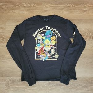 Nickelodeon Women's Long Sleeve Better Together Nickelodeon Shirt Size Small